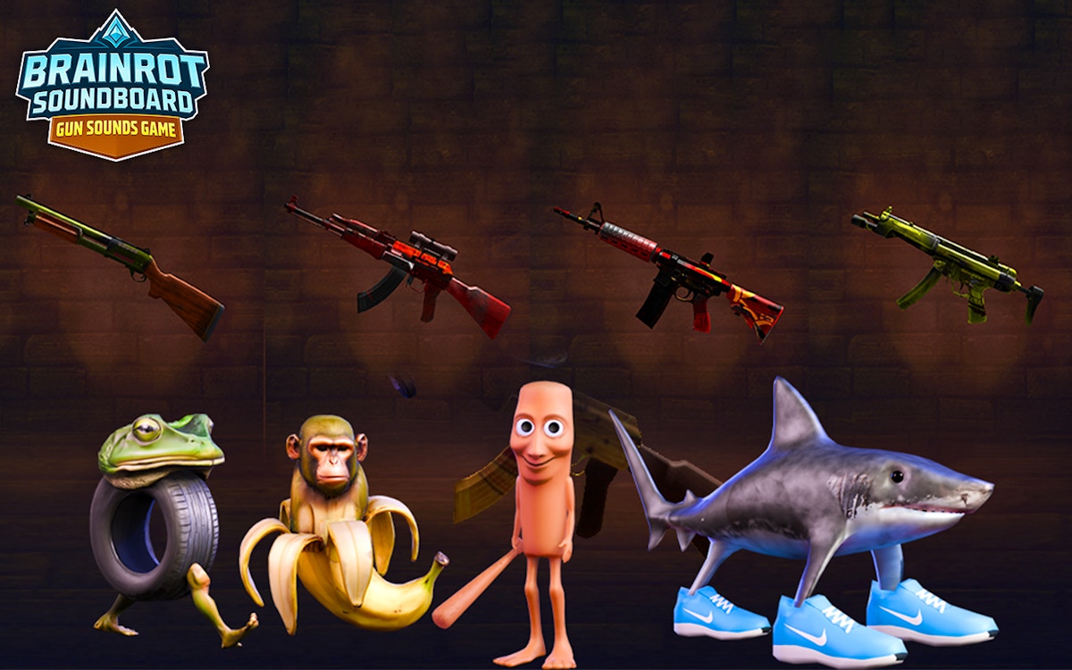 Brainrot Soundboard: Gun Sounds Game