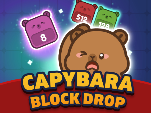 Capybara Block Drop