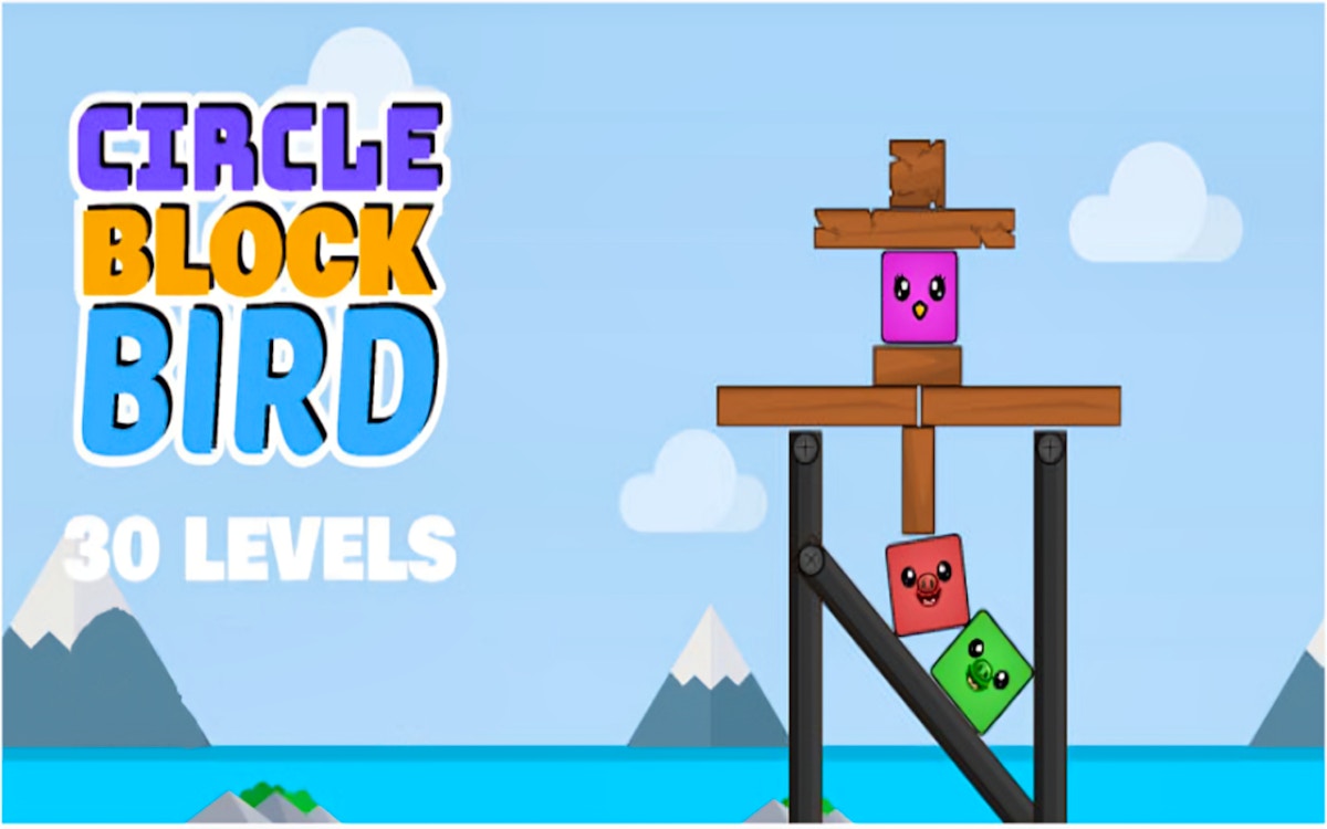 Circle Block Bird