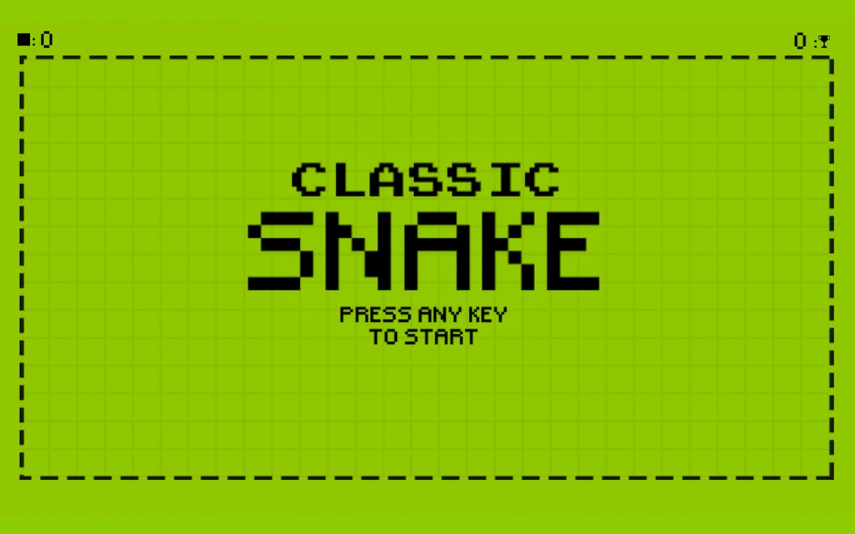 Classic Snake HTML5