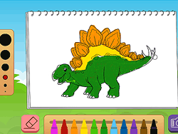 Coloring Book Dinosaurs