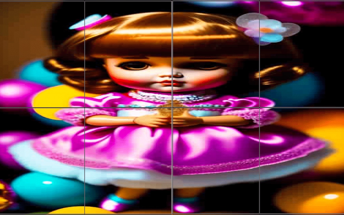 Creepy Doll Photo Block Blitz