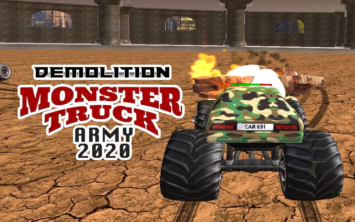 Demolition Monster Truck Army 2020