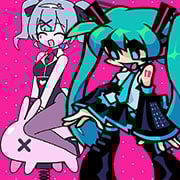 FNF Rabbit Hole with Hatsune Miku, But Playable