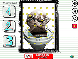 Funny Skibidi Toilet Face