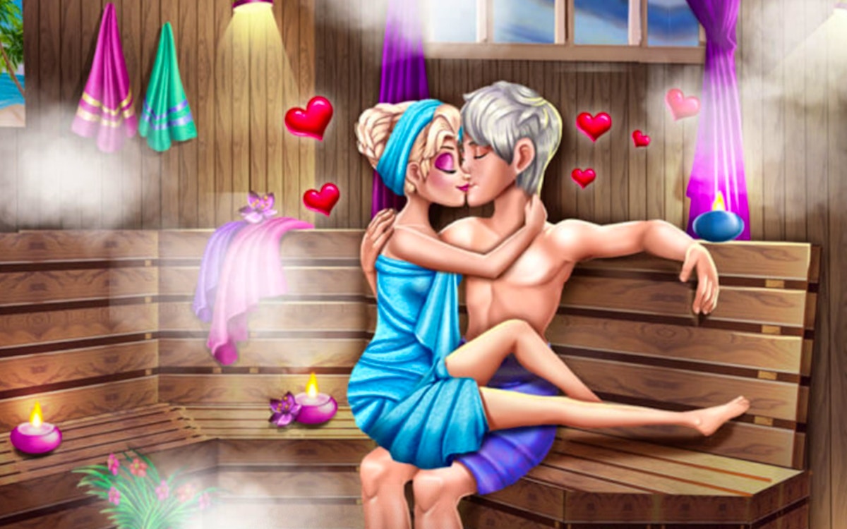 Ice Queen Sauna Flirting