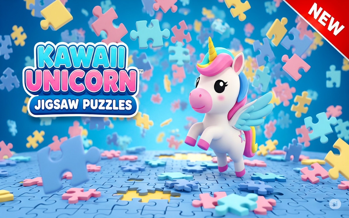 Kawaii Unicorn Jigsaw Puzzles