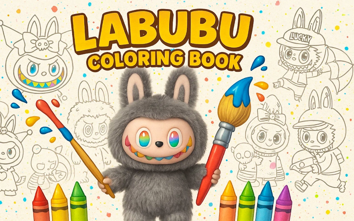 Labubu Coloring Book