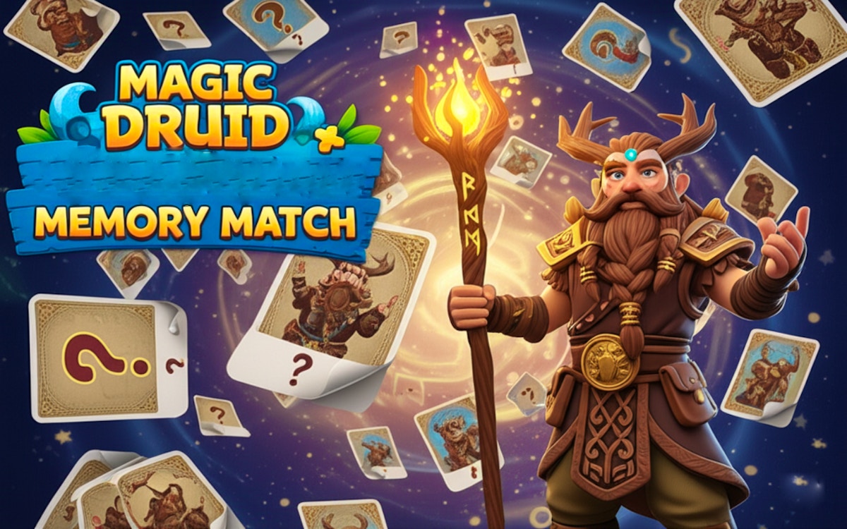 Magic Druid Memory Match
