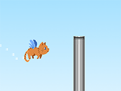 Pixel Cat Can't Fly