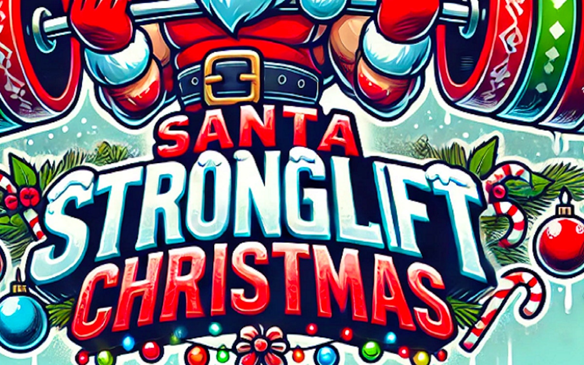Santa StrongLift Christmas