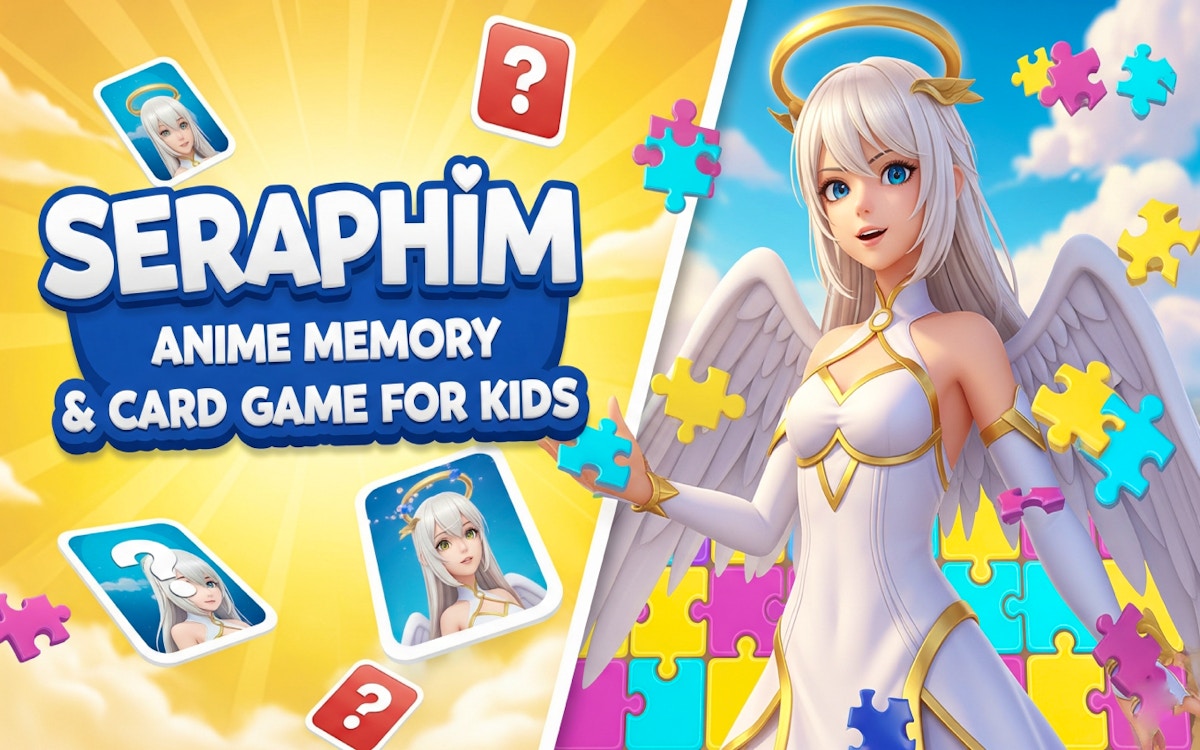 Seraphim Anime Memory & Card Game for Kids
