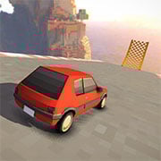 Slippery Descent by Car