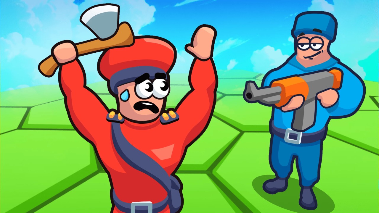 Tile Hex World: Red vs Blue