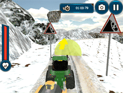 Tractor Chained Towing Train